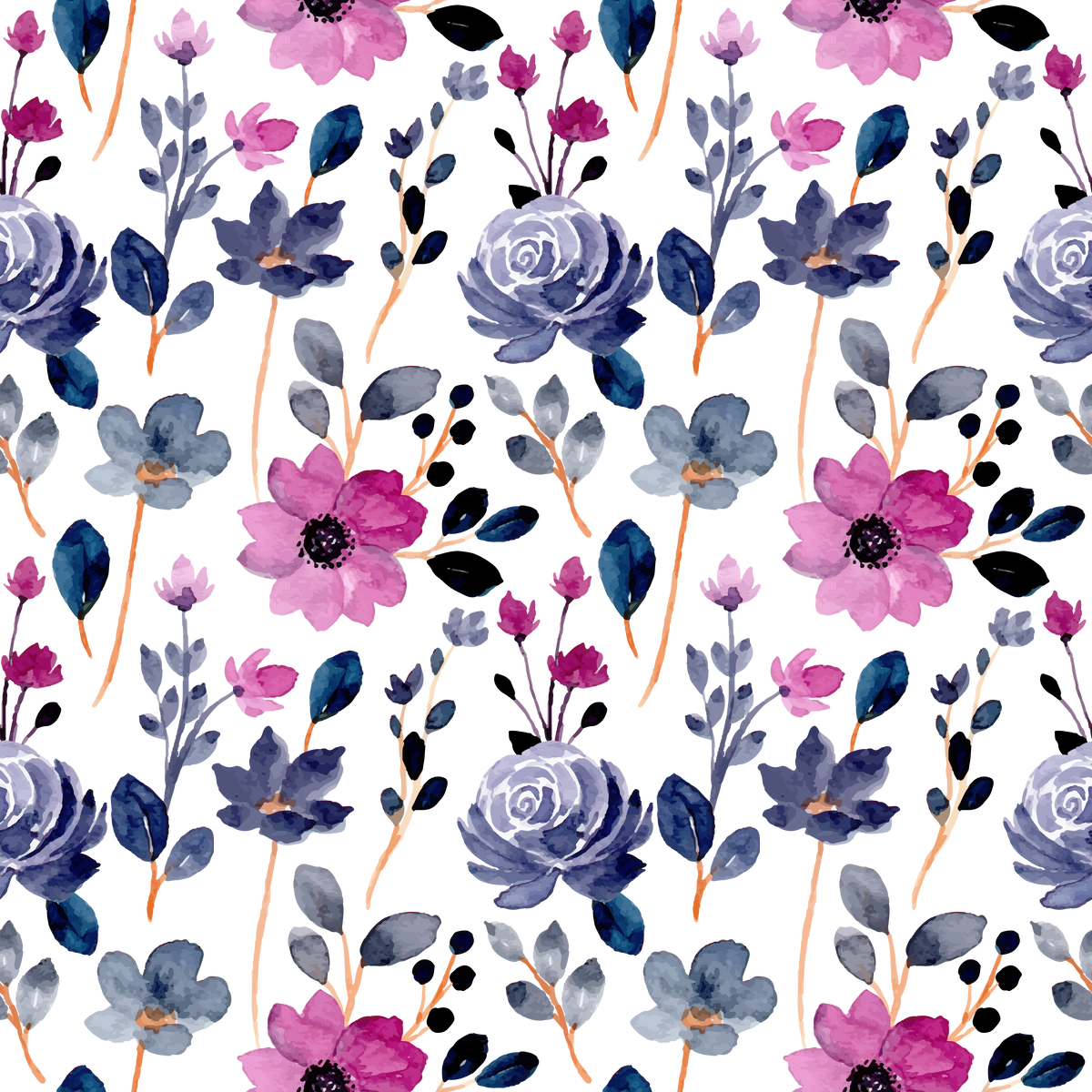 Watercolor Floral Pattern